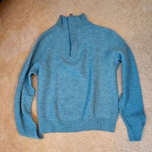 Vineyard Vines Blue Cowl Neck Sweater